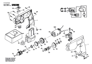 BOSCH Akku-Paket | Ersatzteile f�r 2735H1, 2735U2 - 2610910474