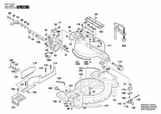 BOSCH Bolzen | Ersatzteile f�r GCM 12 - 2610910769