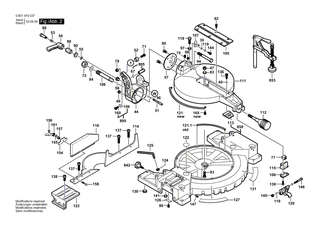 BOSCH Schraube | Ersatzteile f�r GCM 12 - 2610911469