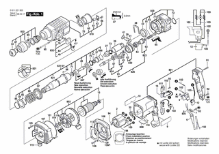 BOSCH Zwischenflansch | Ersatzteile für GAH 500 DSE | 1617000981