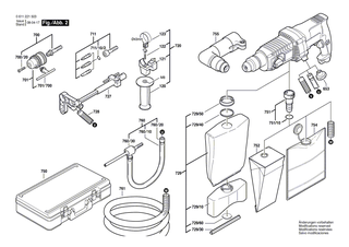 BOSCH Zwischenflansch | Ersatzteile für GAH 500 DSE | 1617000981