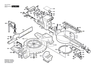 BOSCH Warnschild | Ersatzteile f�r GCM 10 S - 2610911666