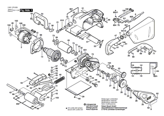 BOSCH Hinweisschild | Ersatzteile f�r GBS 100 AE, GBS 100 A - 2610911699