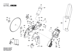 BOSCH Gewindestift | Ersatzteile f�r GCM 10 S, GCM 10 SD - 2610911908