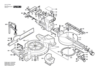 BOSCH Gewindestift | Ersatzteile f�r GCM 10 S - 2610911914