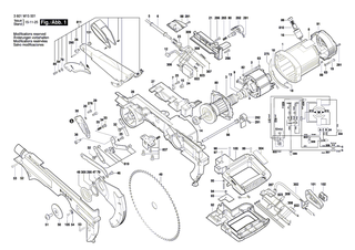 BOSCH Verbinder | Ersatzteile f�r GCM 10 S, GCM 12 SD - 2610911933