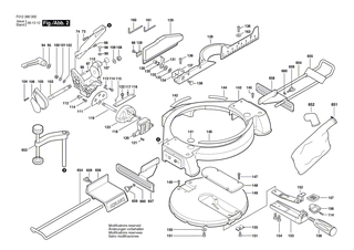 BOSCH Sechskantmutter | Ersatzteile f�r GKG 24 V, GCM 10 - 2610912549