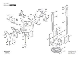 BOSCH Stange | Ersatzteile f�r GMF 1400 CE - 2610912600