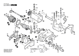 BOSCH Schleifspindel | Ersatzteile f�r GCO 14-1 - 2610913048