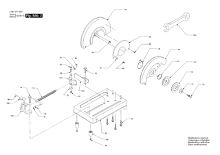 BOSCH Unterlegscheibe | Ersatzteile f�r GCO 14-1 - 2610913096