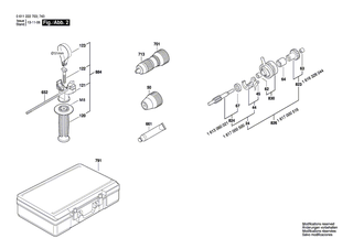 BOSCH Netzanschlussleitung EU 4,15m 2 x 1,0mm H07 RN-F | Ersatzteile f�r GBH 4 DSC | 1607000227