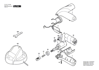 BOSCH Schraube | Ersatzteile f�r 1100, 1120 - 2610914480