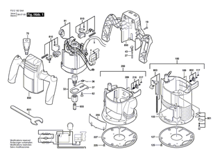 BOSCH Fussplatte | Ersatzteile f�r 1810, 1825 - 2610915617