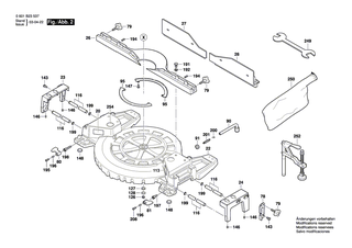 BOSCH Verschlusshebel | Ersatzteile f�r GCM 12 SD - 2610915688