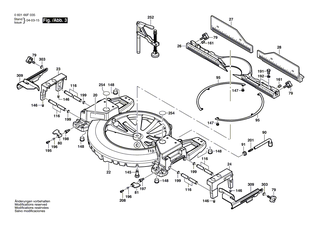 BOSCH Verschlusshebel | Ersatzteile f�r GCM 12 SD - 2610915688