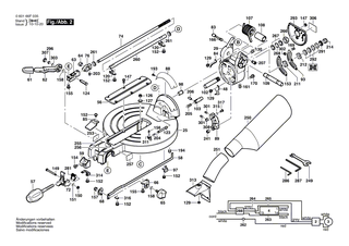 BOSCH Hebel | Ersatzteile f�r GCM 10 SD, GCM 12 SD - 2610915711