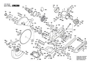 BOSCH Prallschutz | Ersatzteile f�r GCM 10 SD, GCM 12 SD - 2610915722