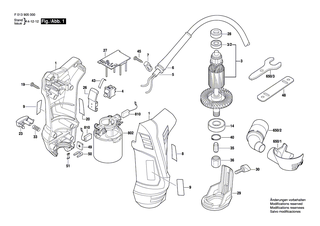 BOSCH Kugellager | Ersatzteile f�r GSS 140 A, GTR 30 - 2610917489