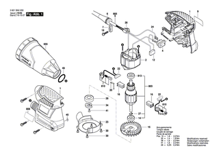 BOSCH Kugellager | Ersatzteile f�r GSS 140 A, GTR 30 - 2610917489