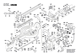 BOSCH Spannstange | Ersatzteile f�r GCM 12 SD - 2610917669