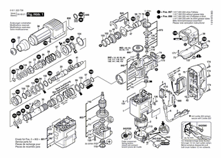 BOSCH Zylinderstift | Ersatzteile für 11 223 EVS | 1613100020
