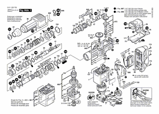 BOSCH Zylinderstift | Ersatzteile für GBH 10 DC | 1613100020