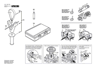BOSCH Zylinderstift | Ersatzteile für GBH 10 DC | 1613100020