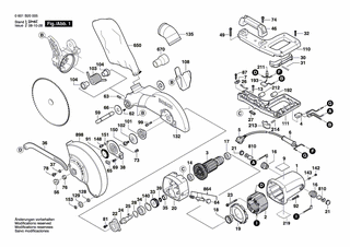BOSCH Anschlussstutzen | Ersatzteile f�r GCM 10, GCM 10...