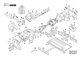BOSCH Firmenschild | Ersatzteile f�r GKS 65 - 2610919857