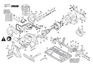 BOSCH Schraube | Ersatzteile f�r GKS 65, GKS 65 CE - 2610920385