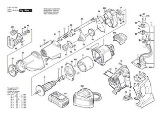 BOSCH Werkzeughalter | Ersatzteile f�r GSA 36 V-LI, GSA 1200 E - 2610920684
