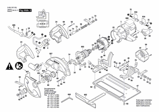 BOSCH Elektr Leitung | Ersatzteile f�r GKS 65, GKS 65 G -...