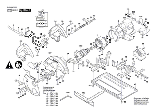 BOSCH Fussplatte | Ersatzteile für GKS 65, GKS 65 CE - 2610922569