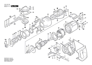 BOSCH Schraube | Ersatzteile f�r GSA 900 E - 2610923220