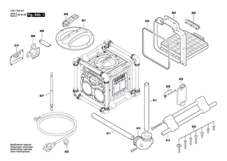 BOSCH Aufnahme | Ersatzteile f�r PB10, PB10-CD - 2610923578