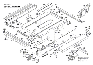 BOSCH Platte | Ersatzteile f�r GTS 10 J - 2610923830