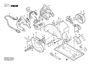 BOSCH Ger�teclip | Ersatzteile f�r PBS 75 A, PBS 75 AE - 2610923854