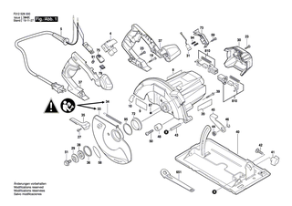 BOSCH Ger�teclip | Ersatzteile f�r PBS 75 A, PBS 75 AE - 2610923854