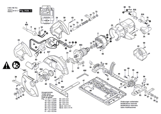 BOSCH Schraube | Ersatzteile f�r GKS 9, GKS 235 Turbo - 2610925864