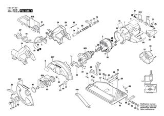 BOSCH Schraube | Ersatzteile f�r GKS 9, GKS 235 Turbo - 2610925864