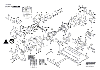 BOSCH Schraube | Ersatzteile f�r GKS 9, GKS 235 Turbo - 2610925864