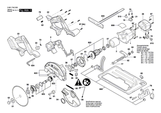 BOSCH Schraube | Ersatzteile f�r GKS 9, GKS 235 Turbo - 2610925864