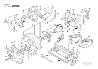 BOSCH Schraube | Ersatzteile f�r GKS 65, GKS 65 CE - 2610931997