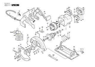 BOSCH Schraube | Ersatzteile f�r GKS 65, GKS 65 CE - 2610931997