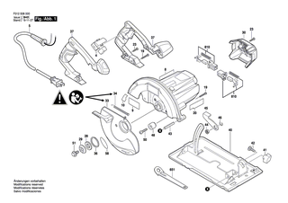 BOSCH Schraube | Ersatzteile f�r GKS 65, GKS 65 CE - 2610931997