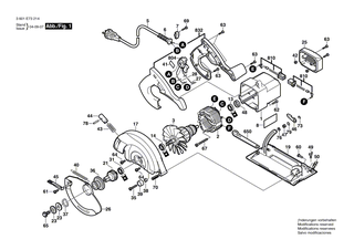 BOSCH Schraube | Ersatzteile f�r GKS 65, GKS 65 CE - 2610931997