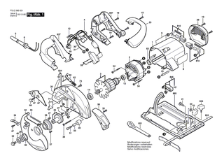 BOSCH Schraube | Ersatzteile f�r GKS 65, GKS 65 CE - 2610931997