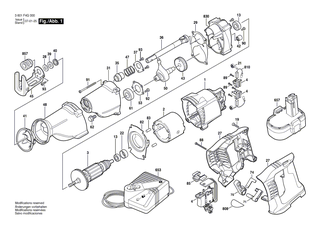 BOSCH Druckfeder | Ersatzteile f�r GSA 36 V-LI, GSA 18 VE - 2610937437
