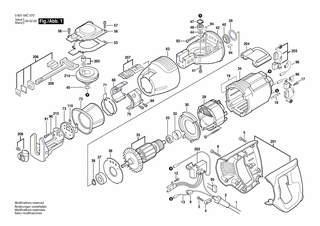 BOSCH Motorgeh�use | Ersatzteile f�r GSA 900 E - 2610938457