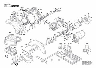 BOSCH Schutzhaube | Ersatzteile f�r GKS 36 V-LI - 2610941037